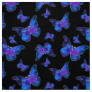 Search for blue butterflies fabric Watercolor
