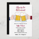 Search for cheers beers retirement invitations Retiring