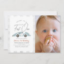 Search for blue race car invitations Fast one