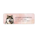 Search for alaskan malamute return address labels Puppy