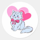 Search for kawaii cat stickers Hearts