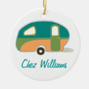 Search for vintage camper christmas tree decorations Happy campers