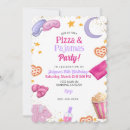 Search for pajama party invitations Pizza and pyjamas