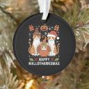 Search for happy halloween christmas tree decorations Santa
