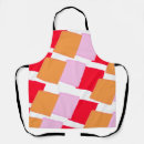 Search for red square aprons Pink