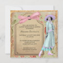 Search for flapper bridal shower invitations 1920