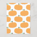 Search for fall paper postcards Pumpkin