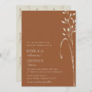 Search for elegant earth tone invitations Burnt orange
