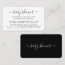 Search for black and white baby shower invitations Simple
