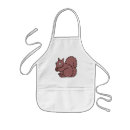 Search for squirrel aprons Illustration