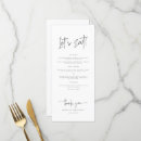 Search for calligraphy menus Reception