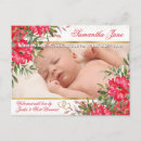 Search for birth flowers postcards Baby girl