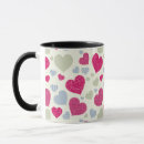Search for heart background mugs Design