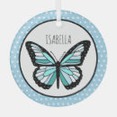 Search for blue butterfly christmas tree decorations Turquoise