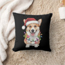 Search for corgi christmas cushions Santa