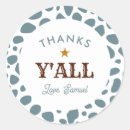 Search for cow print thank you stickers Rodeo