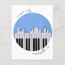 Search for modern music postcards Piano