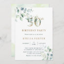 Search for green 30th birthday invitations Green and gold