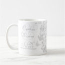 Search for 25th silver wedding anniversary mugs Elegant