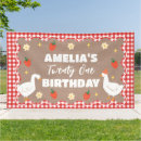 Search for farm birthday party decor Goose