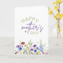 Search for wildflower mothers day cards Colourful