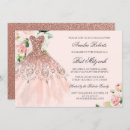 Search for flowers bar bat mitzvah invitations Pink