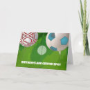 Search for soccer field birthday cards Player