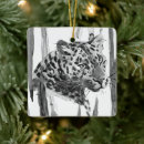 Search for cheetah christmas tree decorations Big cat