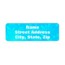 Search for bling return address labels Blue