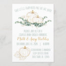 Search for twin pumpkin invitations Gold