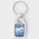 Search for lily key rings Monet water lilies