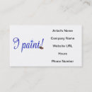 Search for paint palette business cards Artist