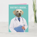 Search for cute doctor postcards Dog
