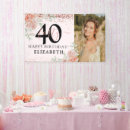 Search for adult birthday banners Rose gold glitter