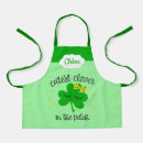 Search for st patricks day kids aprons Clover