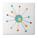 Search for blue and orange tiles Mid century modern