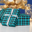Search for teal plaid wrapping paper Simple