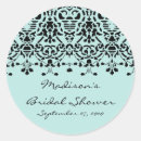 Search for damask bridal shower stickers Thank you