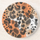 Search for leopard paintings coasters Abstract