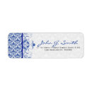 Search for floral swirl return address labels Vintage