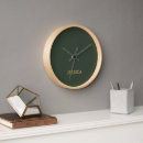 Search for dark green clocks Gold