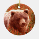 Search for grizzly bears christmas tree decorations Brown bear