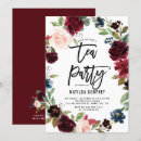 Search for autumn tea invitations Botanical