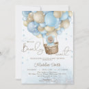 Search for hot air balloon invitations Boy