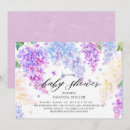 Search for lilac baby shower invitations Floral
