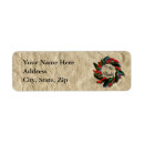 Search for feliz navidad return address labels Mexican