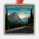 Search for road christmas tree decorations Mountains
