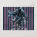 Search for purple stripes postcards Halloween