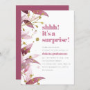 Search for its a surprise birthday invitations Purple