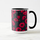 Search for red poppy mugs Wildflowers